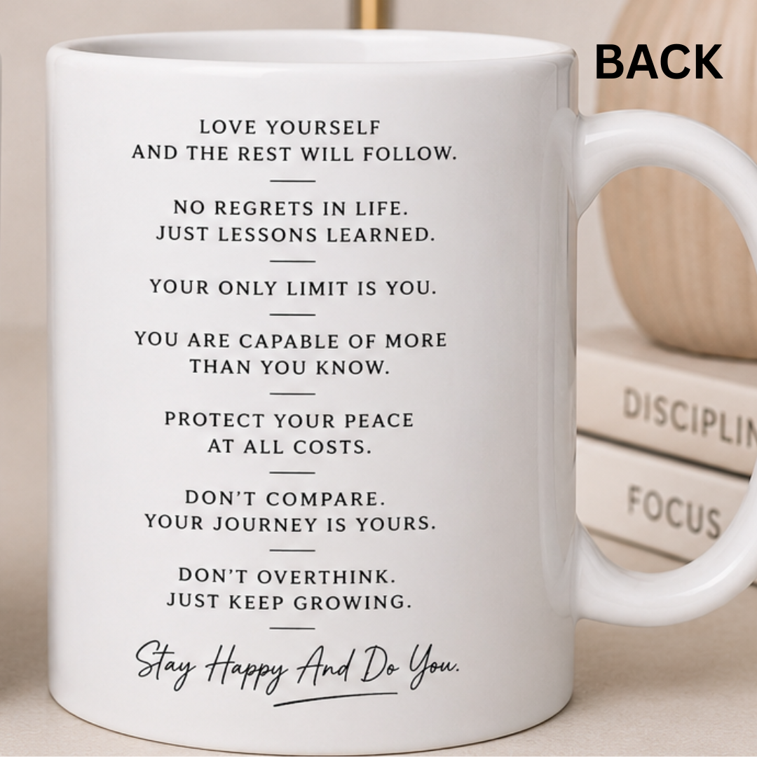Hey Boo Affirmation Mug